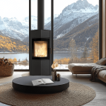 Rohová krbová kamna Ildnord ODYN S